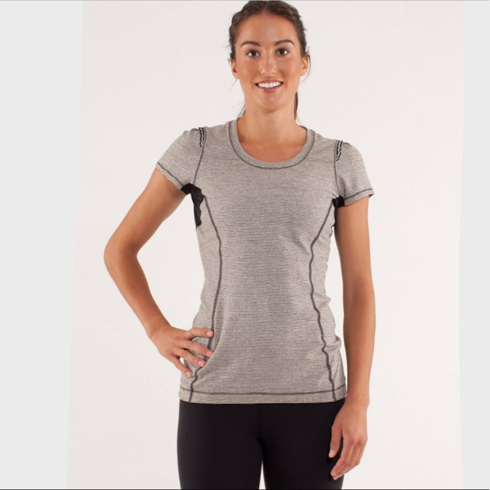 Lululemon Star Runner Short Sleeve in tonka stripe